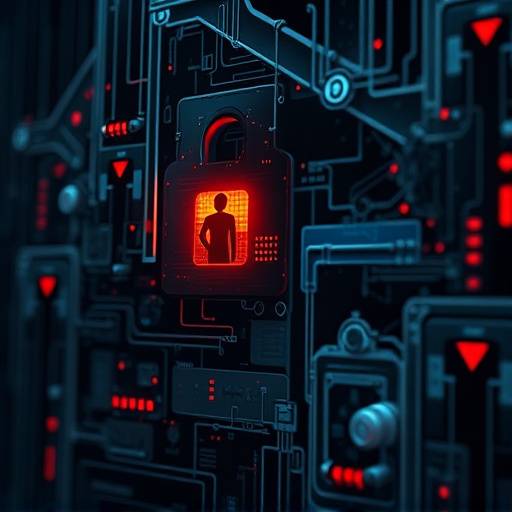 Abstrakt billede der repræsenterer privatliv og sikkerhed