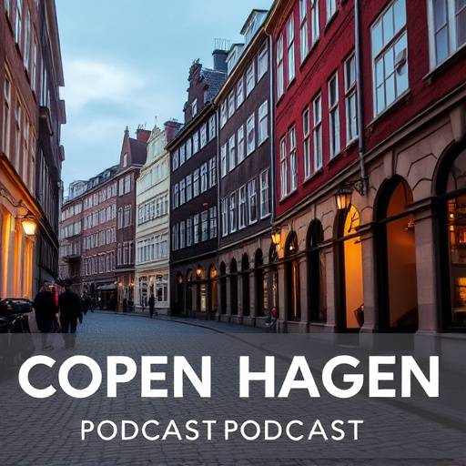 Podcastcover for 'Historier fra København', en ugentlig podcast om byens historie og kultur.