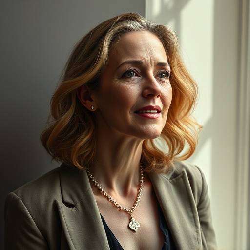 Portræt af Cecilie Norby, dansk jazzsangerinde